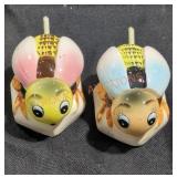 Vintage Japanese Jam Jars - Qty 2