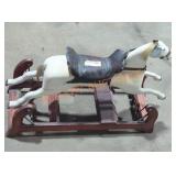 Vintage glider rocking horse