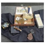 Misc. Trinkets and cologne lot