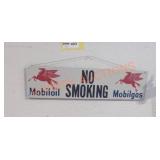 Mobilgas no smoking sign