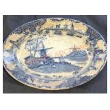 Vintage Delftware/Staffordshire Blue&White Plate