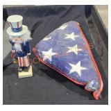 Patriotic Flag and Nutcracker Lot