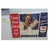 Vintage Mobilgas Advertisement