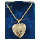 Solid Gold Necklace Locket