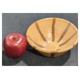 Hand crafted pottery bowl