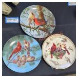 Cardinals porcelain plates lot
