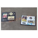 Dale Earnhardt Jr. And Steve Park NASCAR plaques