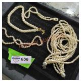Pearl Necklace Lot