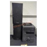 Sharp 5-Disc Micro Shelf Executive Speaker System