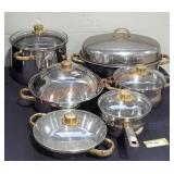 Cuisine Cookware Command Performance Gold Lot