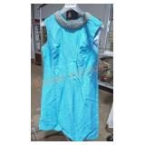 Vintage Blue Dress Size Unknown