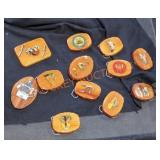 Wooden belt buckles
