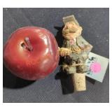 Railroad Statue Wine Stopper