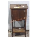 vintage humidor cabinet 25" H x 13" W