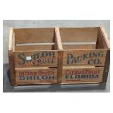 Vintage Shiloh Fruit Packing Co Crate