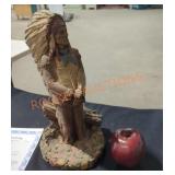 Cairn Studio Chief Hollow Horn Bear Statue