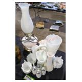 Milk Glass Lot