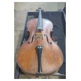 Vintage cello with case