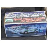 Hess 2004 sports utility vehicle and motorcycles