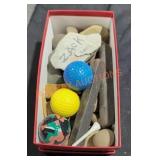 Misc. Rocks and golf balls Buttons Lot