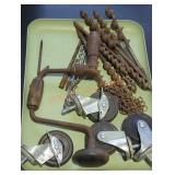 Misc. Vintage Tools and wheels lot