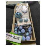 Blue Jewelry Lot