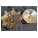 Carnival Glass and Marigold Glass Bowls