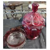Fenton Ruby Red Glassware Lot