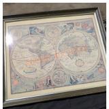 Vintage Map of the World