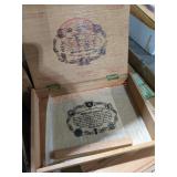 Cigar Boxes Box Lot