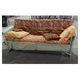 Vintage metal porch glider