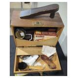 Vintage Esquire shoe care chest