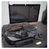 Computer monitor, keypad, mouse, and printer