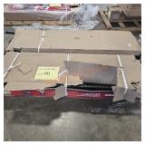 Husky 4 shelf steel shelving 2 X THE BID