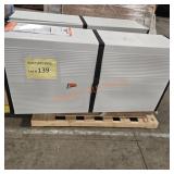 35" 4 shelf freestanding cabinet 2ï¿½the bid