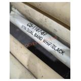 87" dual band whip black antenna