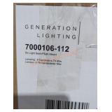 Six Light Semi Flush Mount Light