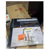 Glacier Bay 2 handle pull down bathroom faucet