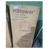 Hb tower 3 step ladder black