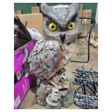 2.5ft Owl and Skull