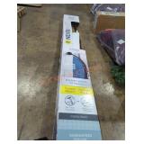 Zenna Curved Aluminum Shower Rod, 50-72"