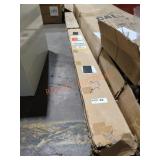 Via 48" W x 96" H my White Vinyl Accordion Door