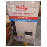 Ashley 8000btu Natural Gas Direct Vent Heater