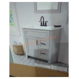 Glacier Bay 30" vanity with top