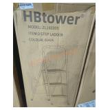 Hb tower 3 step black ladder