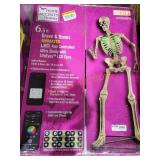 6.5ft Animated LED App Controlled Skelly with LCD