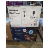 (2) Boxes Of String Lights & Pathway Lights