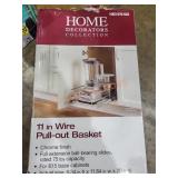 11" Wire Pull Out Basket