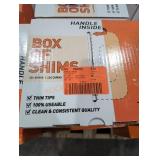 1 box of shims 224 shims