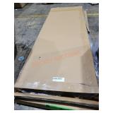 (2) White Wooden Shutters